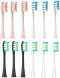 12PCS Compatible for Oclean One/Air 2 /SE Sonic Cleaning Electric Toothbrush for Adults Replacement Hot Heads(Style E)