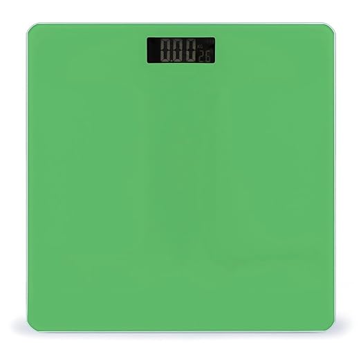 Energy Saving Scale Bathroom Weighing Scale Smart Scale for Body Weight Digital Green