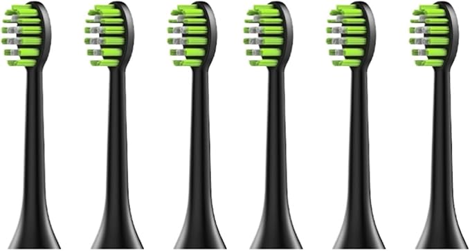 Electric Toothbrushes Replacement Heads Toothbrush 12pcs/Set Compatible for JK-Y05 Head Sets(JK-ST01BK)