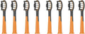 Compatible for Brush Heads S9 Sonic Electric Toothbrush Accessories Replacement(8 Black Brush Head)