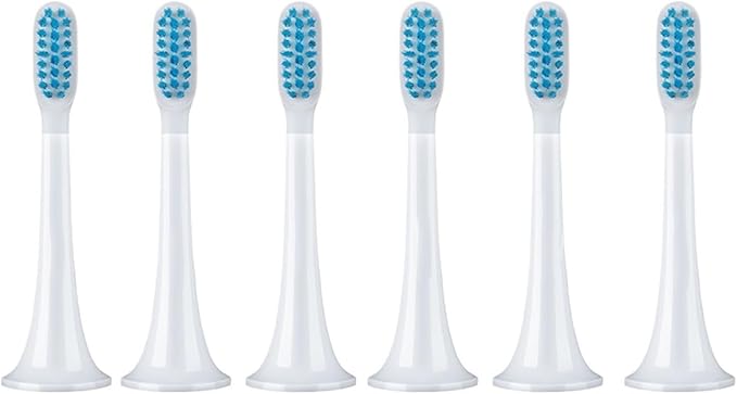 Compatible for Toothbrush Head T100 T200 T200C T300 T301 T302 T500 T700 Replacement Heads(4-6pcs)(T300T500 Sensitive 6)