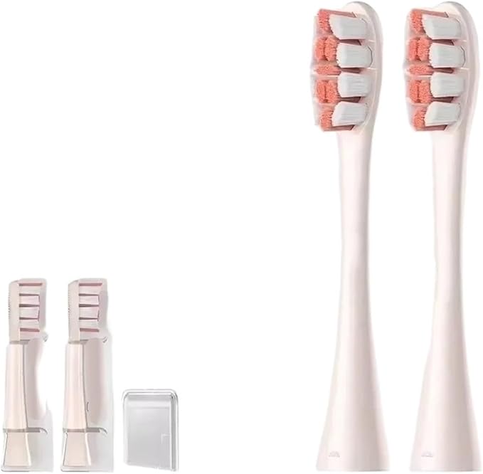 Compatible for Oclean Electric Toothbrush Brush Heads Original for X Pro Elite Flow Z1 X10 E1 Air 2 All Series Smart Accessories(Oclean P1C8 2PCS)
