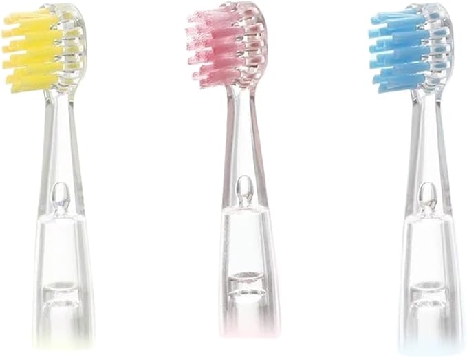 Kids Replacement Toothbrush Heads ForCompatible for Revyline RL025/LANBEIBEI LB-L01 Electric Accessories Nozzles Bristles(8PCS Pink)