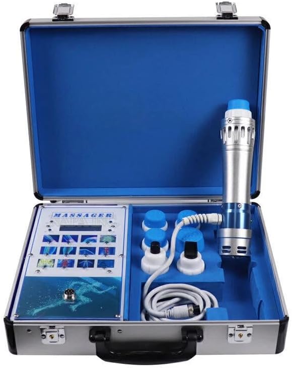 Electric Shockwave Therapy Machine Shock Wave Therapy Device Body Massager Joint Pain Relief Focused Shockwave Machine Non-Invasive Therapy for Back Golf Elbow Plantar Fasciitis Body Relaxion