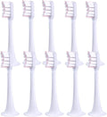 4/10Pcs/Set Compatible ForXiaomi Mijia T300/T500 Replacement Brush Heads Electric Toothbrush Protect Soft Nozzles Bristle(10Pink)