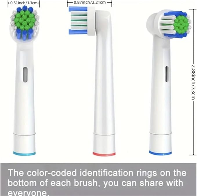 Electric Toothbrush Head Replacement Head - Compatible with Oral-B P2/4000/3757/d12/3766(8 pcs)
