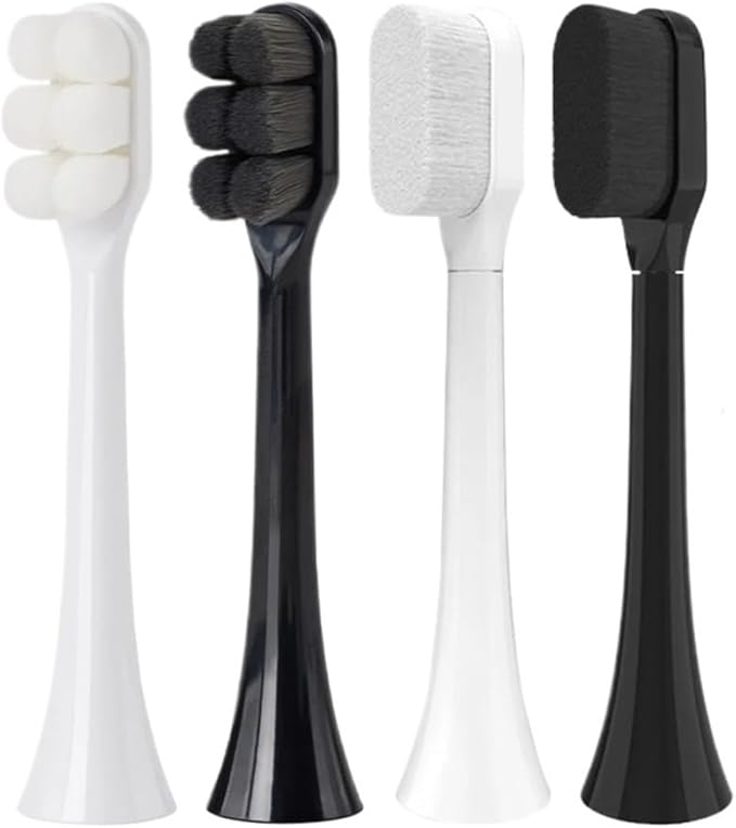 Toothbrush Brush Head Soft Bristle for Phil Soni HX3 HX6 HX9 Series HX3210 3211 6150 6500 6510 6530 9342 6730 9312 9372care IPS(FLP-R2-WH2PCS)