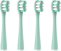 6CS Toothbrushes Head for Y1S/Y4/U1/U2/U3/P1/P4 Soft Sonic Electric Toothbrush Clean Nozzles(4CircylarGreen)
