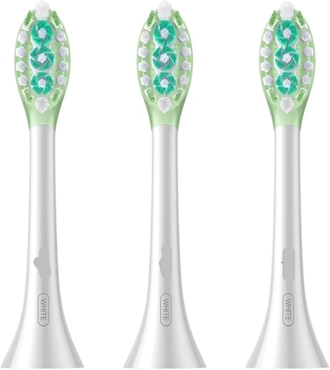for MES610 MES609 MES613 MES611 Sweep Vibration Tooth Brush Soft Bristle Nozzles Replacement Brush Head(Green)