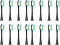Replacement Brush HeadsCompatibility for Oclean X/X PRO/Air 2 /SE / Z1/ F1(16pcs Black)