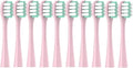 10PCS Vacuum Replacement Brush Heads Compatible for Y1S/Y4/U1/U2/U3/P1/P4 Soft Sonic Electric Toothbrush Clean Nozzles(10PrismaticCarePink)