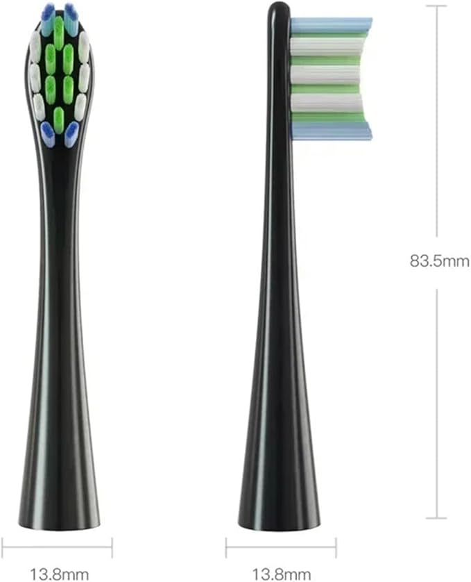 6PCSCompatible for X/PRO/ Z1/ F1/ One/Air 2 /SE Electric ToothbrushCompatible for Adults Replacement Hot Sonic Cleaning Heads(6Pcs2)