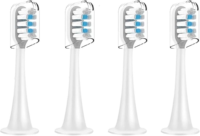 4pcs Replacement Brush HeadsCompatible for XiaomiMijia T300 T301 T500 Sonic Electric Toothbrush Head(4)