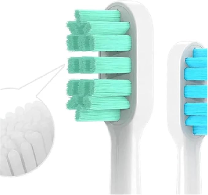 Replacement Brush Heads Compatible for T300/T500/T700 Sonic Electric Toothbrush Soft Bristle Nozzles with Caps Sealed Package(Red)
