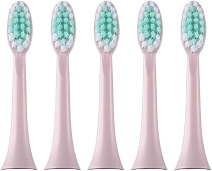 Toothbrush Replacement Soft Head Whitening Clean Teeth 15PCSCompatible for DCK/CDK Toothbrushes(Pink)