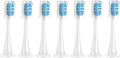 Compatible For Xiaomi Compatible For MijiaT300/T500/T700 Replacement Brush Heads With Caps Sealed Package Soft Heads For Sonic Electric Toothbrushes(7pcs Blue)