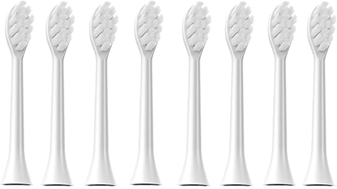 Replacement Toothbrush Head for S6 Electric(8 White Brush Head)