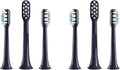 Compatible for 3pcs/6pcs MIJIA T302 Sonic Toothbrush Heads Teethbrush Replacement Oral Hygiene Mi Clean(6pcs Black)