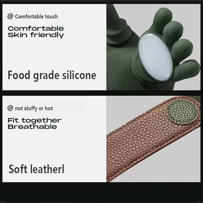 Shiatsu Neck and Back Massager with Heat 4D Deep Tissue Kneading Wireless Massager Portable Rechargeable Cervical Shoulder Pain Relief Massager for Home Office Travel (Green)
