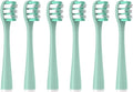 Toothbrushes Head SuitableCompatible for All Models of Usmile Brand Electric Independent Vacuum Packaging(6pcs MintGreen)