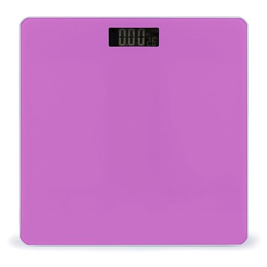 Automatic Switch Digital Bathroom Weighing Scale Smart Scale for Body Weight Purple Red