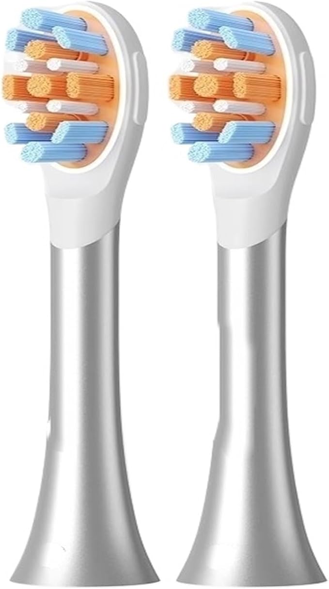 Compatible for Children's Electric Toothbrush Head Soft Bristles Interactive Design Full Effect Cleaning Accessory(P3K6 2Pcs)