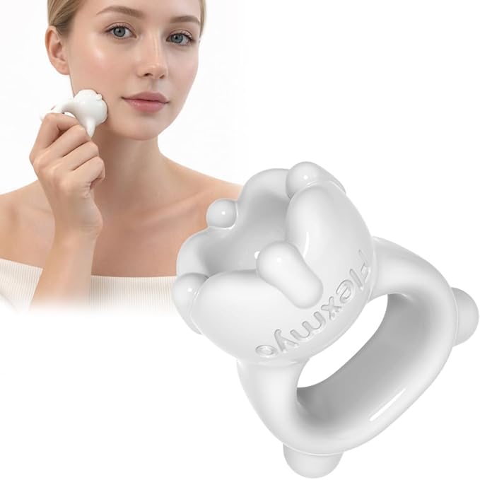 Ring Gua Sha Fascia Tool. Face &amp Body Massager – Non-Toxic Clay Ceramic Durable &amp Easy Grip. Korean Beauty Gift/US Patented