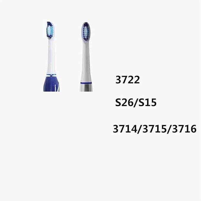 12PCS SR32-4 Replace Brush HeadCompatible for 3722 S26 S15 3714 3715 3716 Brushed Toothbrush Neutral