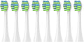 Replacement Brush Heads Compatible for 7AM2M AM101/AM105 Sonic Electric Toothbrush Vacuum Soft Bristle Nozzles8/16PCS(8pcs White)