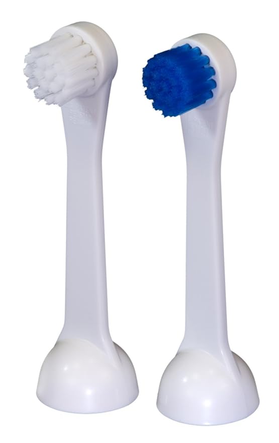 Cybersonic Classic Compact Replacement Brush Heads Compatible with All Cybersonic Electric Toothbrushes (2 Pack)