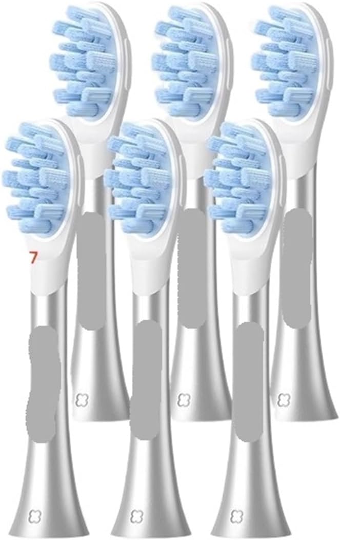 Compatible for Oclean Electric Toothbrush Head Soft Bristles Interactive Design Cleaning Accessory(Oclean P3K7 6Pcs)