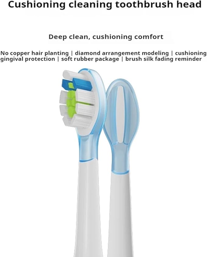 Replacement Toothbrush Heads Compatible for Electric Brush Head 1100 2100 4100 5100 5300 6100 7500(8A1)