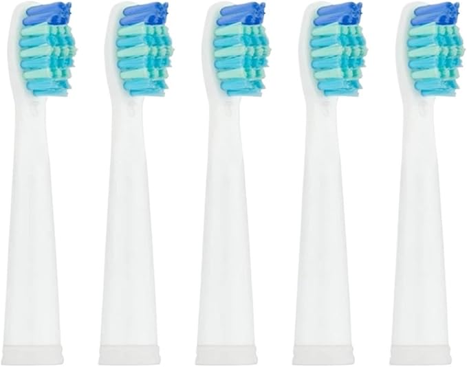 10pcs Replacement Brush Head Compatible for Toothbrush SG-507B 908 909 917 610 659 719 910 Replaceable Nozzles(White)