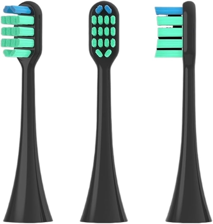 Replacement Toothbrush HeadsCompatible for Panasonic Doltz EW-DC01/DC12/PDL54/PDP51/EW1031/DE92/WEW0980/DL40/DL75/DL82(8pcs Black)