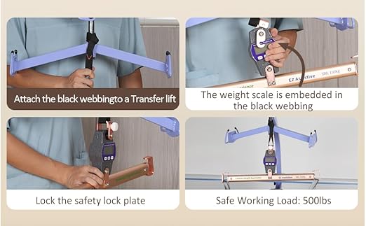Patient Weight Scale Patient Lift Scale for Home Use for Bedridden Safe Working Load 500LBS(230kgs)