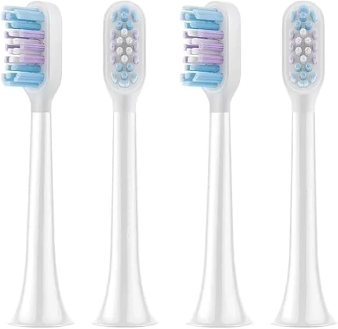 2/4 PCS Replacement Toothbrush Heads Electric Tooth Brush(2pcs Black)