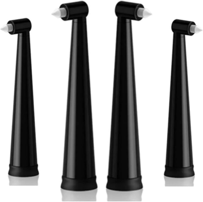 Compatible For ATMOKO Interdental Electric Toothbrush Replacement HeadCompatible For SEAGO SG-575/551/507B/958/908/909/917/610/659/719/910/548(4BLACK)