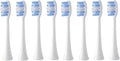 Replacement Toothbrush Head Compatible for BOMIDI TX5 Electric Soft Bristles Nozzles(8PCS White)