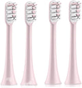 2/4PCS Electric Toothbrush Heads ReplacementCompatible for SOOCAS X1 X3 X3U X5 Teeth Brush Replacement Heads(Pink 4 pcs)