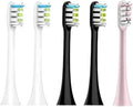 Compatible for X3 X5 X3U X1 V1 V2 Clean Brush Heads Replacement Head Bristle Sonic Electric Nozzles with Anti-dust Cap(3 Colors)