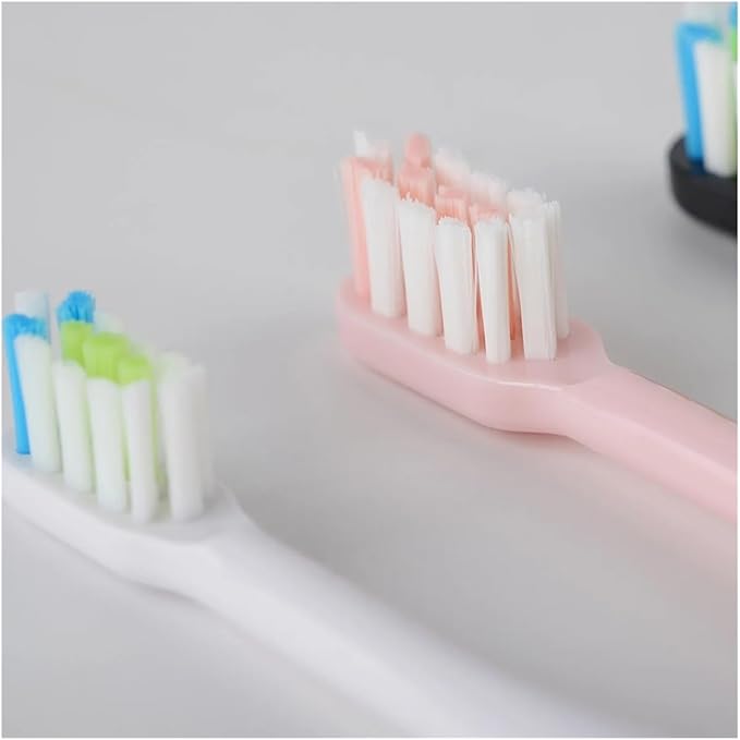 Replacement Brush HeadsCompatible for SOOCAS X3U/X3Pro/X5/V1/D2/D3 12pcs Bristle Electric Toothbrush Dupont Sealed Packed(SHUSHI-PK6BK6)