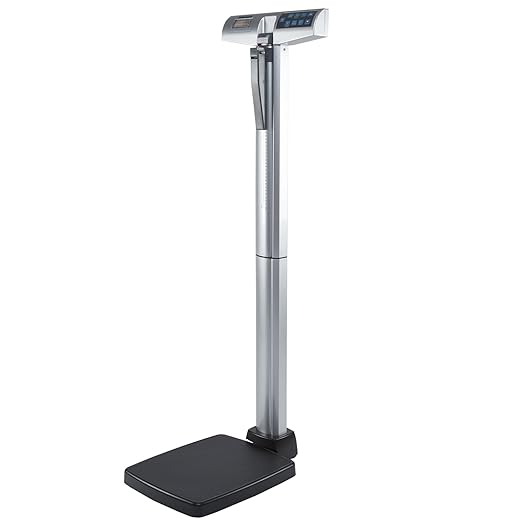 Health O Meter Digital Physician Scale with Height Rod 550 lbs / 250 kg Capacity