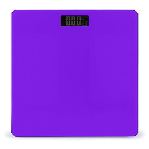 Digital Bathroom Weighing Scale Energy Saving Scale Smart Scale for Body Weight Purple