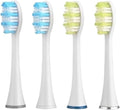 Qingqing Store 4pcs White Standard Replacement Toothbrush Heads with Caps Fit for Mornwell D01/D02 Electric Toothbrush (Color : White)