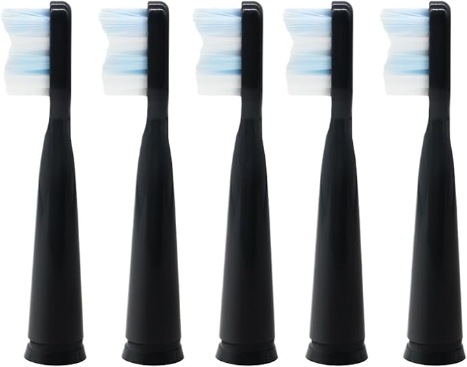 Replaceable Toothbrush HeadsCompatible for Tooth Brush Head Soft Bristle SG-507B/908/909/917/610/659/719/910 15PCS(Black B)