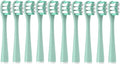 10PCS Replacement Brush Heads Compatible for Y1S/Y4/U1/U2/U3/P1/P4 Soft Toothbrush Clean Nozzles(10PureMintGreen)