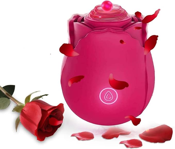 2026 Upgraded Version 10 Intense Suction Patterns 10 Continuous Insertion Rose Adult Tool 2025 Women Toys Automatic Electric Adult Toys Machine USB Rechargeable XJH-Red13