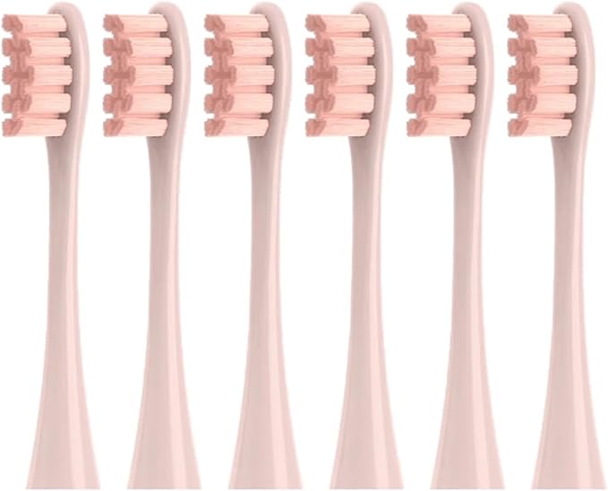 Replacement Brush HeadsaCompatible for Oclean Flow/X PRO Elite/X /F1/Z1/One/ Air2 Sonic Electric Toothbrush Nozzles(6 FOC)