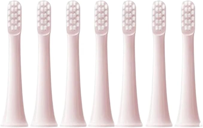 14PCS Soft Toothbrush Replacement Brush HeadsCompatible for T100 Nozzles(14 Pink)