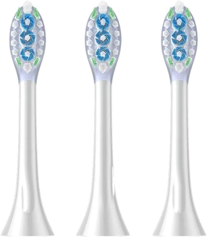 Replacement Brush Head Compatible for MES610 MES609 MES613 MES611 Toothbrush Pro Soft Bristle Nozzles(Blue)